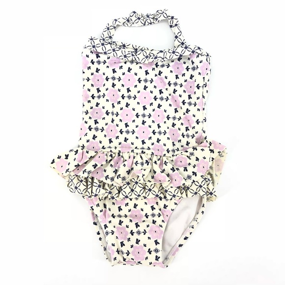 Janie and Jack Other - 🛍 Janie and Jack purple floral swimsuit